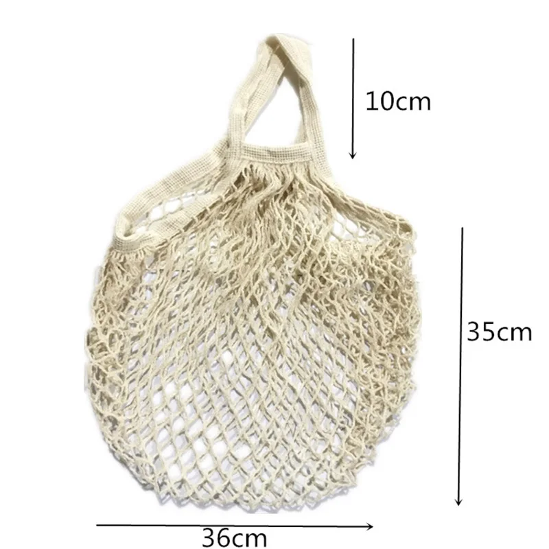 Portable Vegetable Bags Reusable Cotton Mesh Bag Shopping Tote For Vegetables Fruits Kitchen Storage Eco-friendly Handbag Totes