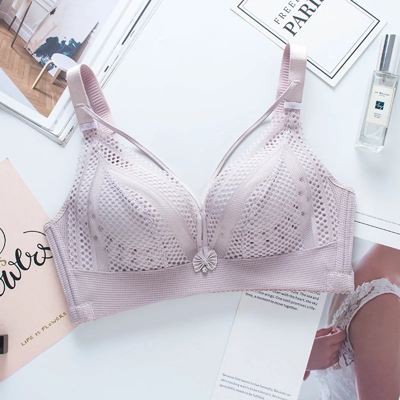 Lace Sexy no steel ring no trace bra
