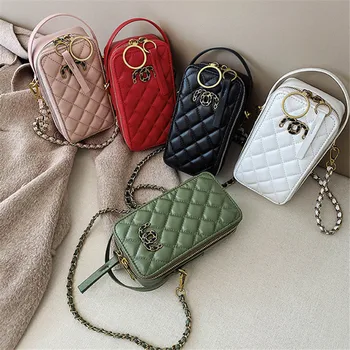 

Brand original design Hand Rhombic Chain Women's For Bag 2020 New Leisure Small Square Bag Single Shoulder Messenger Bag