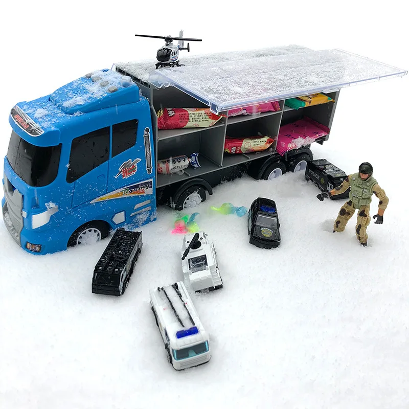 

CHILDREN'S Toy Car Firefighting Engineering Excavator Alloy Car Set Model All Types of Car 0-3-6-Year-Old Boy