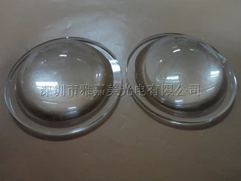 

High Power LED Lens 89mm Glossy Optical Glass LED Convex Lens Car Lights Concentrating Lens