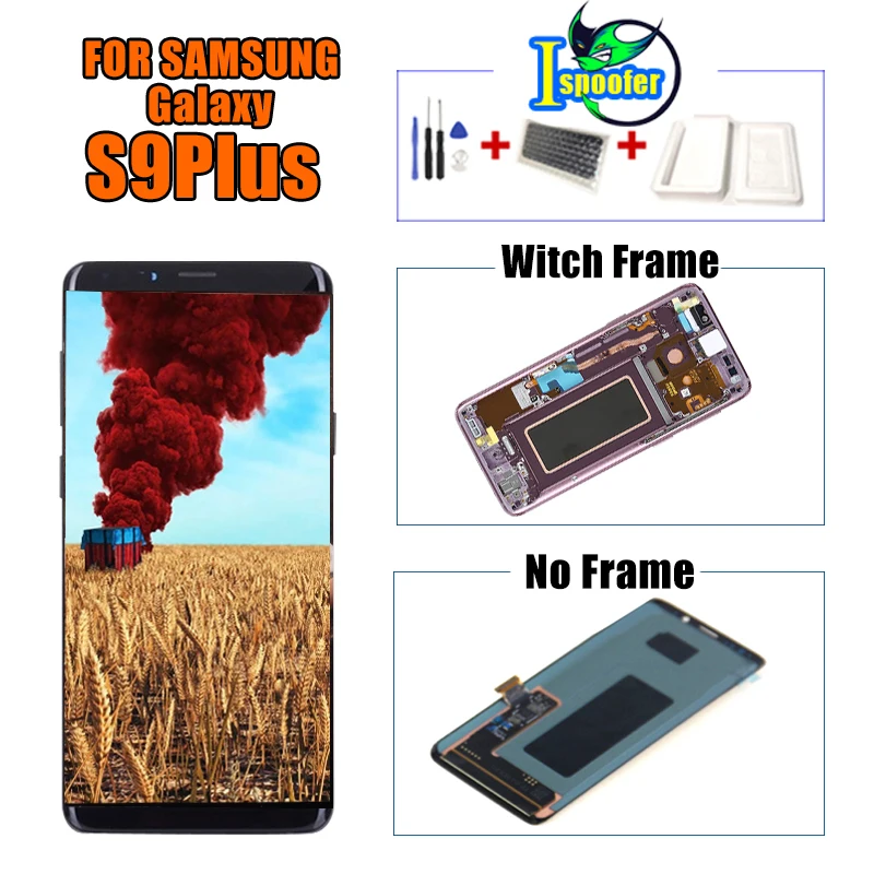ЖК-экран Super AMOLED для Samsung S9 ЖК-дисплей G960 PLUS G965 сенсорный дигитайзер в сборе |
