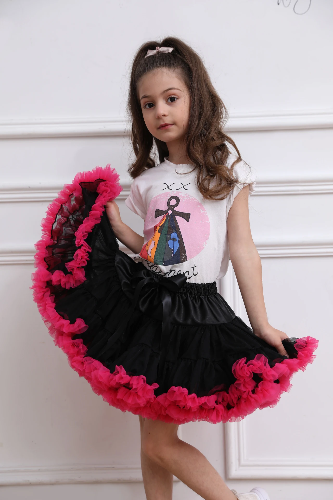 crianças ballet pettiskirt bebê menina saias princesa