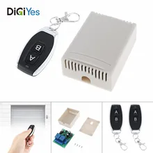 Wireless Remote Control AC 85~250V 2 Channel Receiver Module Two Remote Control For Lamp Switch and Electromechanical Equipment vgg24 220v 2 channel remote switch module 2 key remote control green