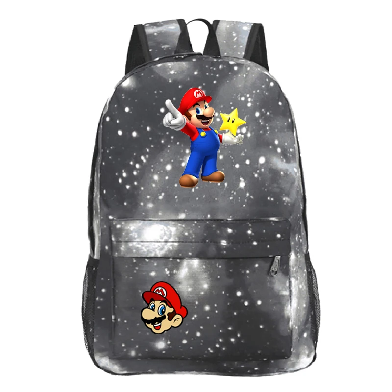 2 Fashion Hot Sale Super Mario Bags School Backpack Travel Shoulder Practicality Popular Pattern Schoolbag Teens School Bag - Цвет: 2