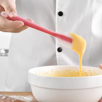 

Cream Pastry Tools Silicone Spatula Baking Scraper Cream Butter Handled Cake Spatula Cooking Tools Cake Brushes Kitchen Utensil