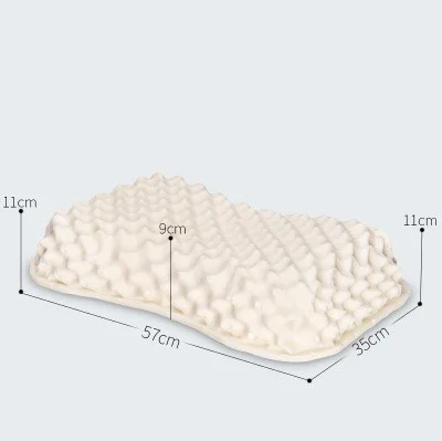 Чистая натуральная волчьи клыки латекс 3D подушка защищает шею дышащий оздоровительный массаж предотвращает Подушка от храпа кровать подушки подушка для шеи - Цвет: PeanutMassagepillow