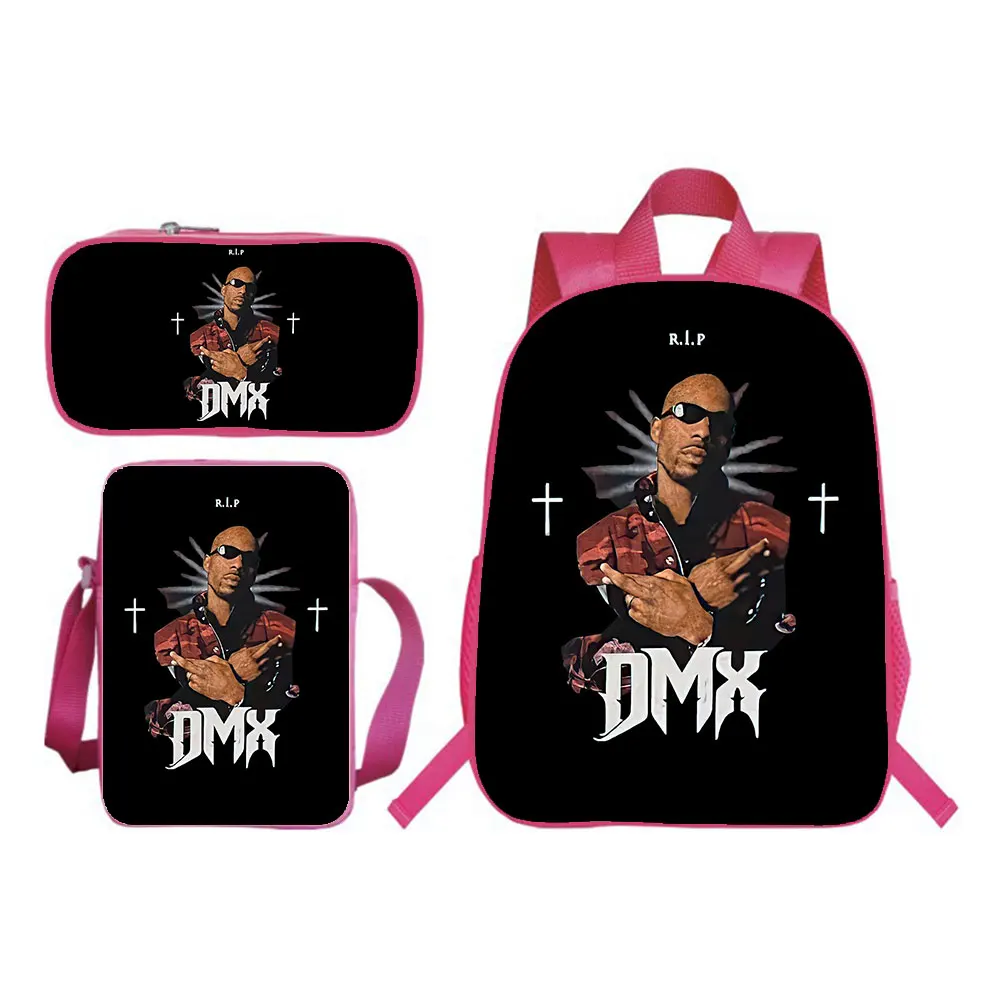 DMX Backpack 3pcs Set Boy Girl School Bag Teens Bookbag Kids Rucksack Gift(backpack+shouder Bag+pen Bag)