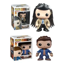 Funko Pop Supernatural Dean Castiel Action Figure Toys 10cm