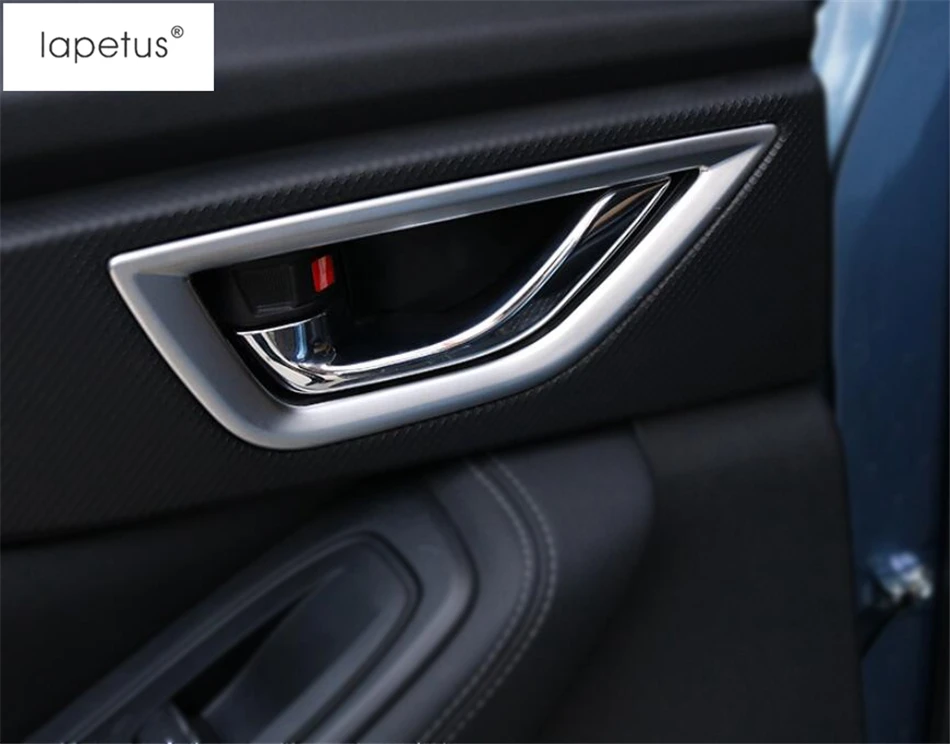Аксессуары Lapetus подходят для Subaru Forester ABS внутренняя дверная ручка для двери автомобиля, дверная ручка для формовки чаши, комплект обшивки/2 цвета