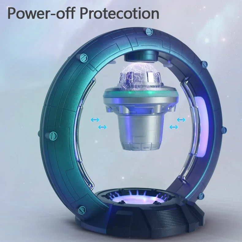 RGB Luminous Wireless Bluetooth Speaker Magnetic Suspension Portable TWS Series 3D Stereo Subwoofer Home Theater Music | Электроника