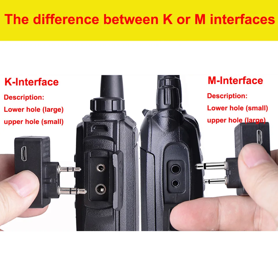 Walkie Talkie Wireless Earphone Bluetooth Headset Two Way Radio BT Headphone Earpiece For Motorola Kenwood Baofeng 888S UV5R wireless walkie talkie bluetooth ptt headset earpiece for motorola ep450 gp88 cp88 p080 ct250 pro2150 p110 mic headset adapter