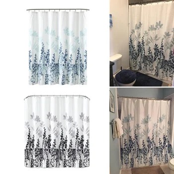 

180x180cm Shower Curtains European Style Waterproof Printing Pattern Bathroom Curtain with 12 Hooks Home Decorations gift