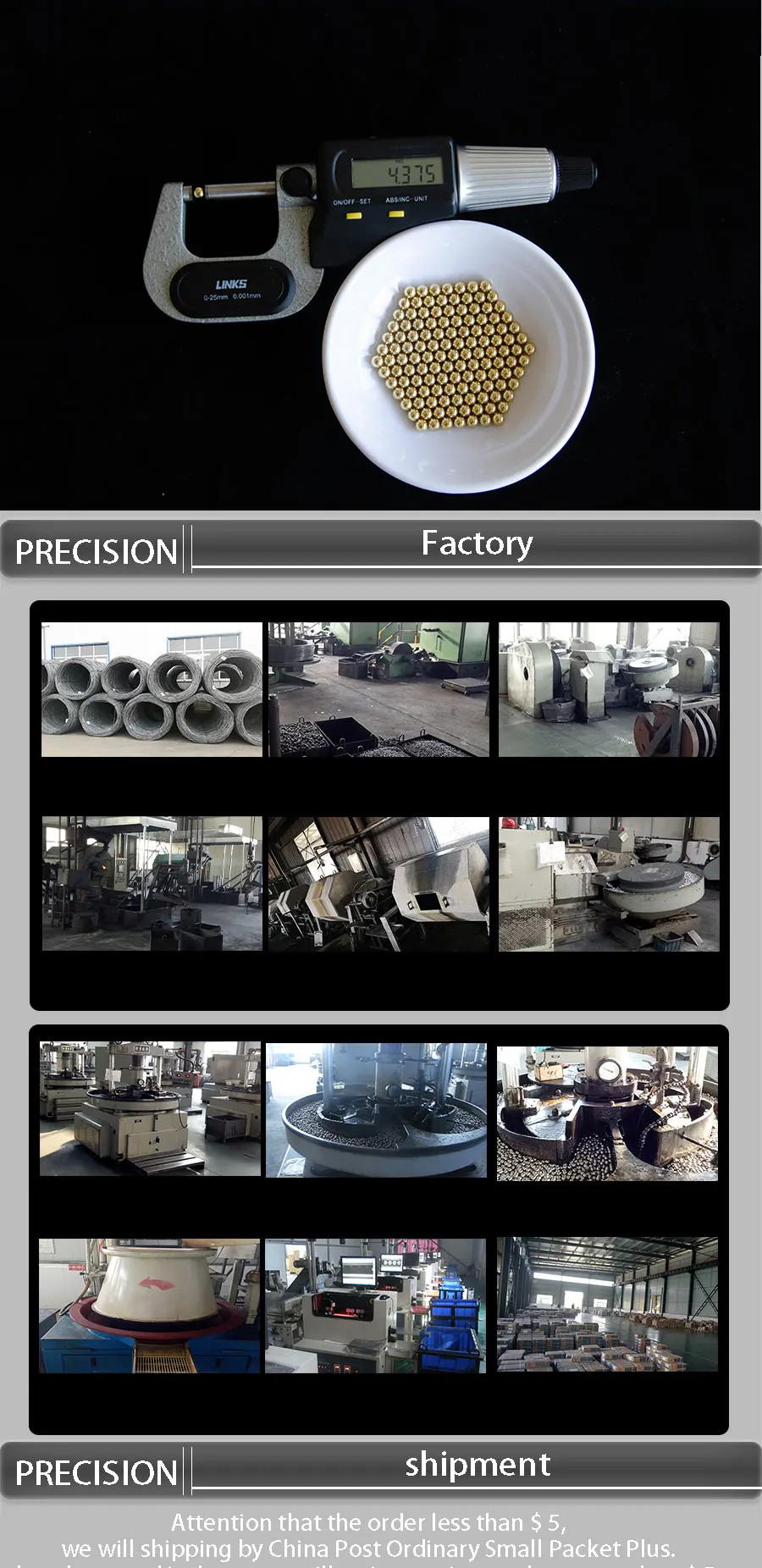 100pcs 4.5MM yellow brass paintball Used for Hunting High Quality