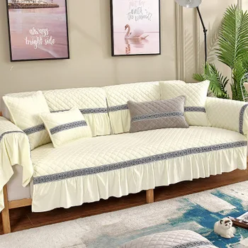 

Winter plush sofa cushion modern minimalist cushion new Chinese sofa towel full cover towel