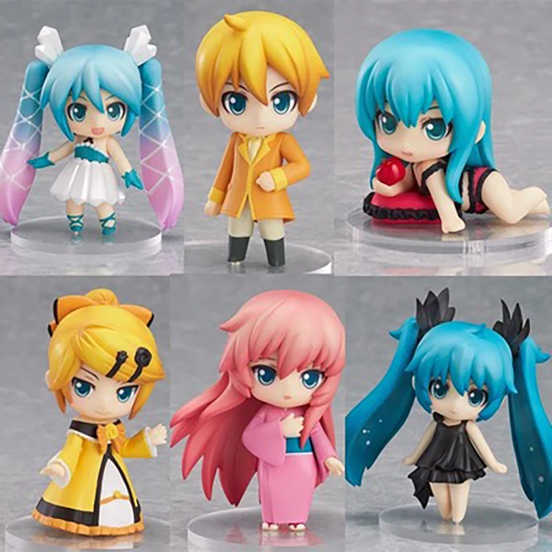 

Anime version box egg WCF Hatsune Miku sea Hatsune Beauty girl box doll model machine handle accessories cute girl doll model