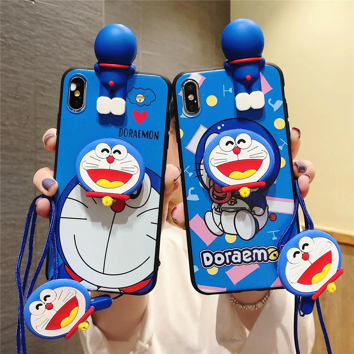 For iPhone 11 Pro Xs Max XR 6 7 8Plus SE 2020 Case Pacifier TPU Ring Soft Phone Strap Rope | Мобильные телефоны и