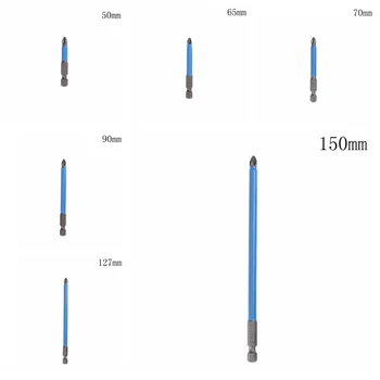 

1/4" Hex Shank S2 Steel PH2 Anti-Slip Electric Screwdriver Bit Magnetic Tip Portable Handhold Power Tools Accessories