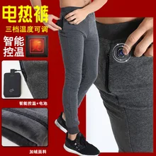Зимние штаны с подогревом, Графен, спортивные штаны с подогревом для велоспорта, углеродное волокно, электрическое нижнее белье с флисовой подкладкой, Термолеггинсы для женщин