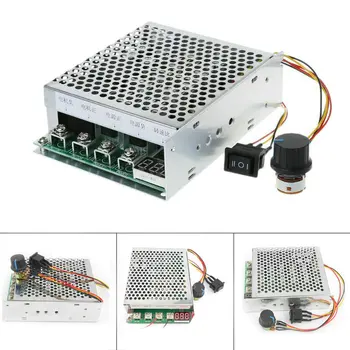 

100A 5000W Reversible Motor Speed Controller PWM Control Soft Start DC10-55V Digital Display Positioning Control Forward Reverse