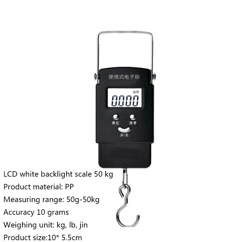 1 шт. 40 кг/100 г цифровые весы для багажа с ЖК-дисплеем портативные мини электронные карманные портативные весы для путешествий - Цвет: 8.02