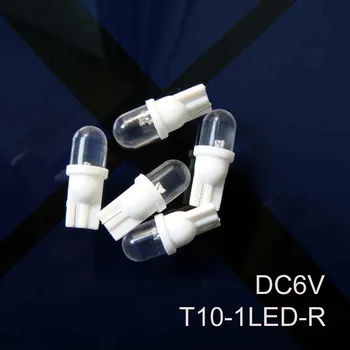 

High quality DC6.3V 6V T10 led dashboard warning indicator,6V w5w 168 194 501 led instrument bulb lights free shipping 50pcs/lot