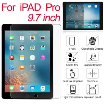 

Tempered Glass Screen Protector Premium Tempered Glass Screen Protector Film For IPad Pro 9.7 Mini 1/2/3/4 Tablet Screen Protect