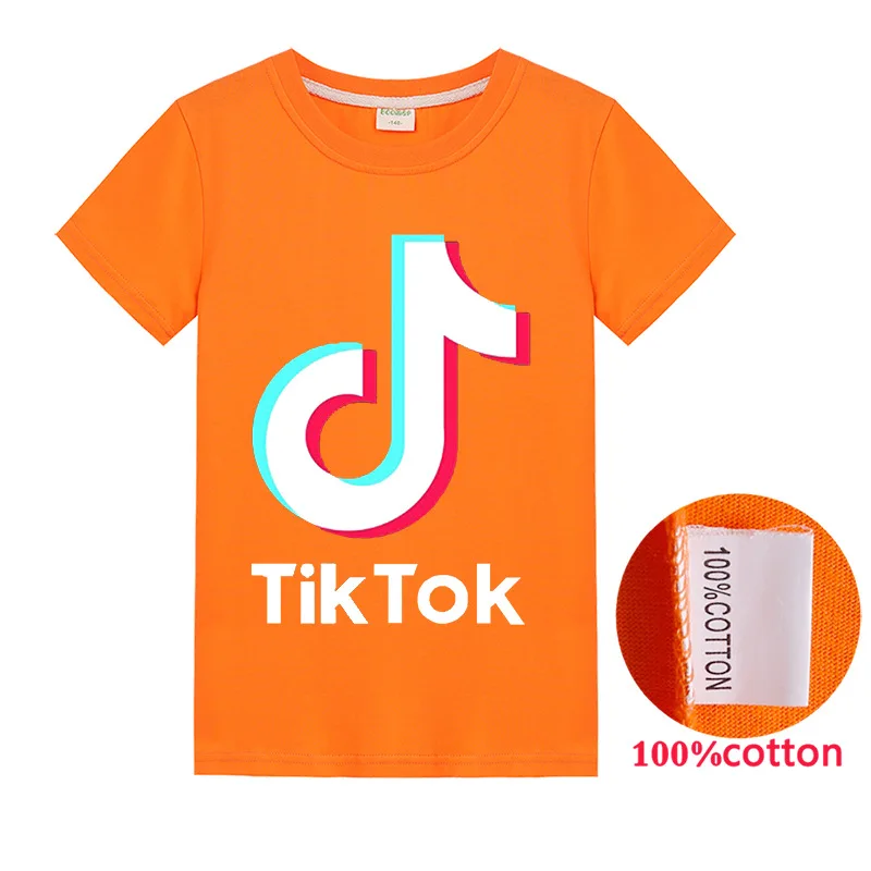 TikTok/Детская Хлопковая футболка с капюшоном и короткими рукавами для мальчиков и девочек с изображением героев мультфильмов Алан Уокер Дэдпул - Цвет: T1244