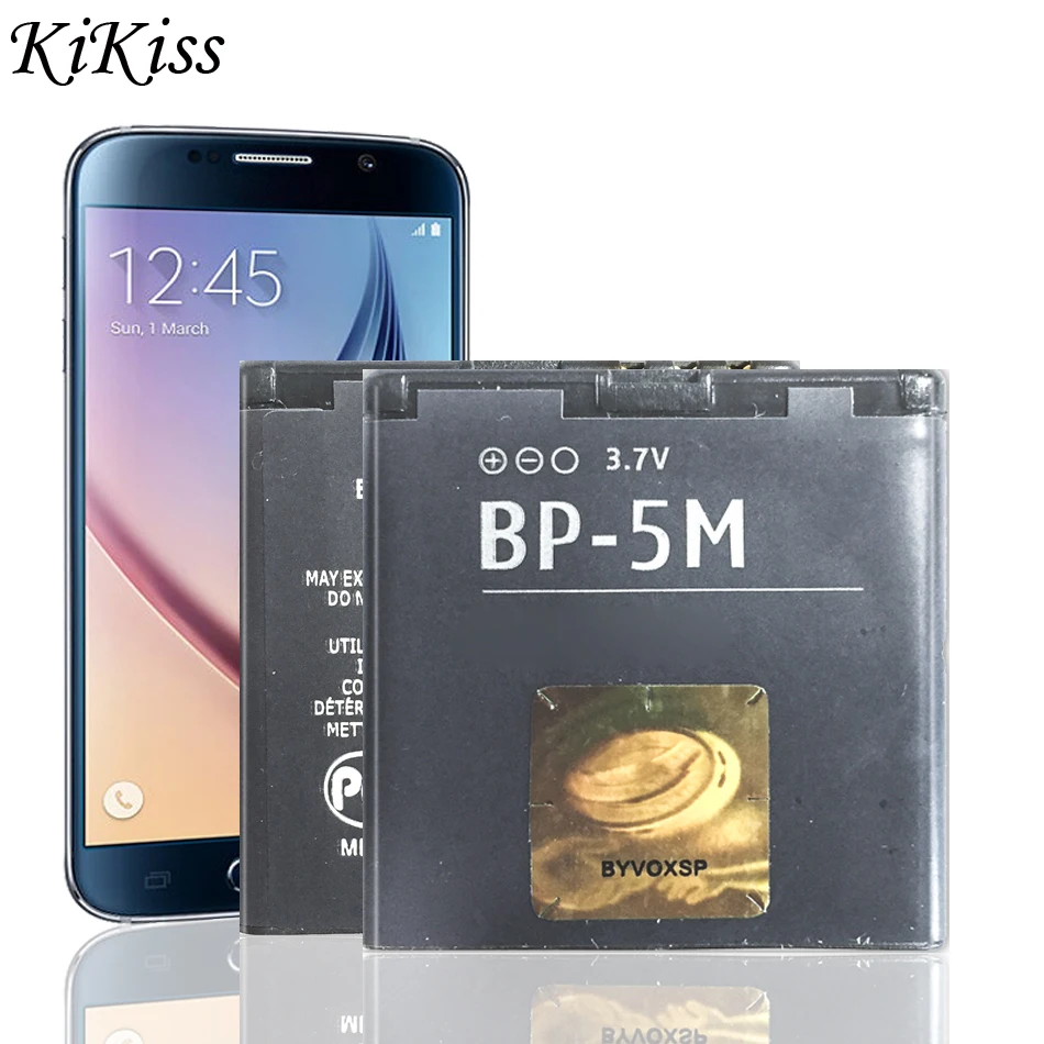 Аккумулятор для телефона Nokia BP-5M Classic 6220 6500 слайд 8600 Luna 6110 Navigator 5610 5700 S 7390 |