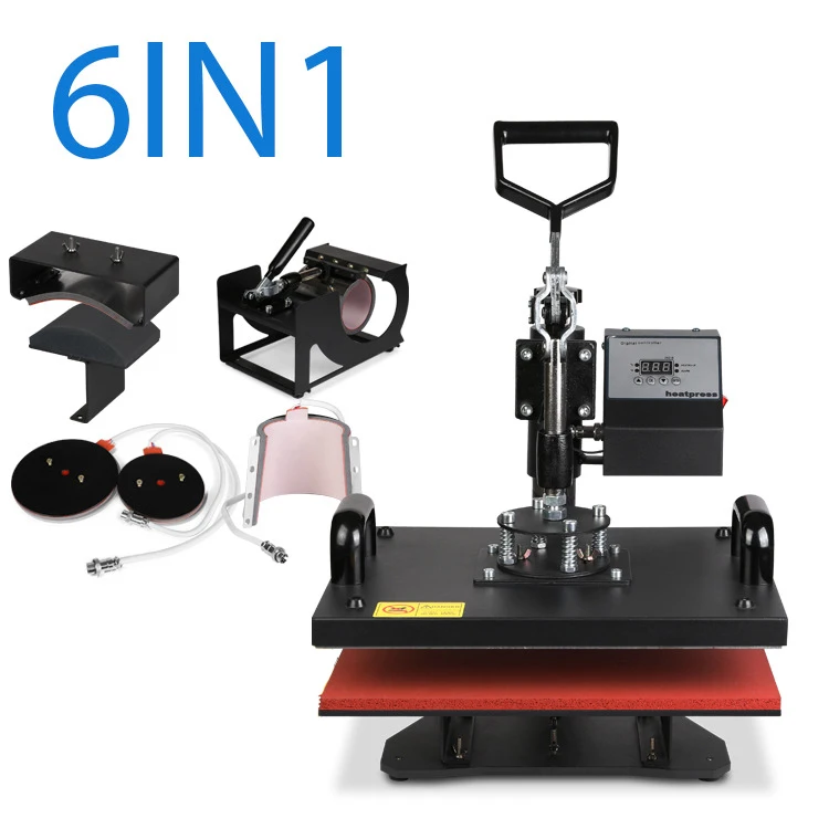 Heat Press 12 X 15 Inch Heat Press Machine 5in1/6in1/8in1 Digital