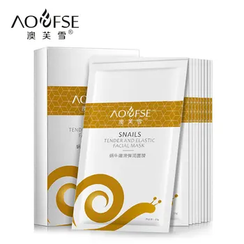 

Australia fu xue Snail Dope Tencel Facemask Moisturizing Tender Skin Care Cosmetics OEM Manufacturers Wholesale Processing