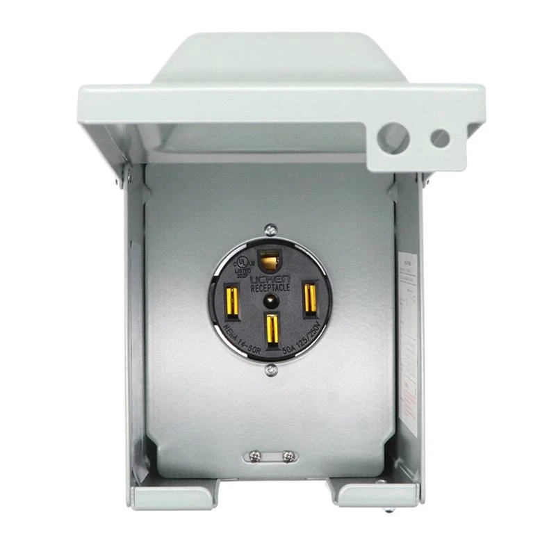 1pc Weatherproof Lockable Outdoor Rv Power Outlet Panel Power Outlet Box Rv Charging Pile Electrical Sockets Aliexpress