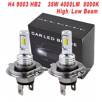 

Set LED Headlight Car Auto 2Pcs Super Bright 35W Replacement Accessories