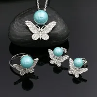 Silver-925-Wedding-Jewelry-Sets-For-Women-Blue-Pearl-Beads-White-Cubic-Zirconia-Earrings-Necklace-Pendant.jpg_200x200