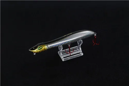 LFSL001I Le-Fish голова змеи 140 мм/25 г рыболовные приманки плавающий кренкбейт морской бас Щука приманка-карандаш Topwater Поппер с крючками VMC - Цвет: LFSL001I