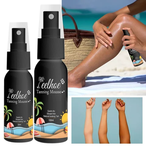 Quick Tanning Spray Instant Tanning Oil Sun-free Sun Spray Bronze Skin Body Sunscreen Body Bronzer Oil