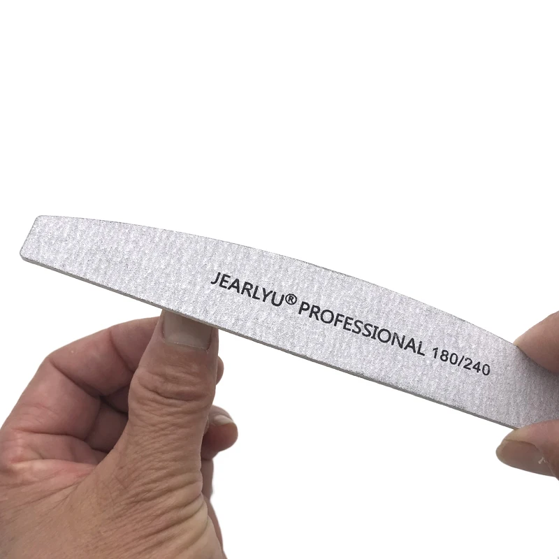 10 шт./лот наждак, пилка для ногтей разделитель для маникюра 180/240 прочная широкая Деревянные Серые ногти инструмент по уходу за ногами Профессиональный Лима Красота искусства