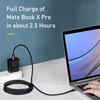 Baseus 100 Вт USB C к USB Type C кабель USBC PD быстрое зарядное устройство Шнур USB-C кабель Type-c для Xiaomi mi 10 Pro Samsung S20 Macbook iPad ► Фото 3/6