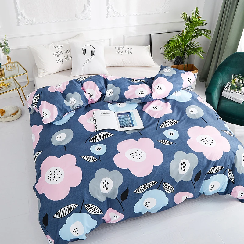 1pc 100 Polyester Simple Urban Style Colorful Printed Duvet Cover