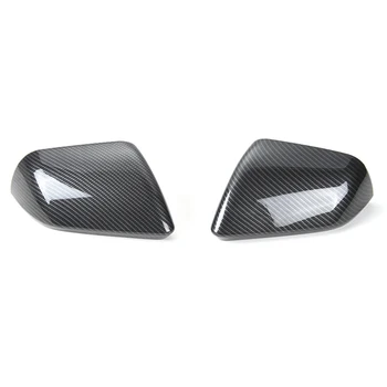 

Car Styling Carbon Fiber Rearview Mirror Cover Trim Side Mirror Frame Encase for Ford Mustang Usa Standard 2015