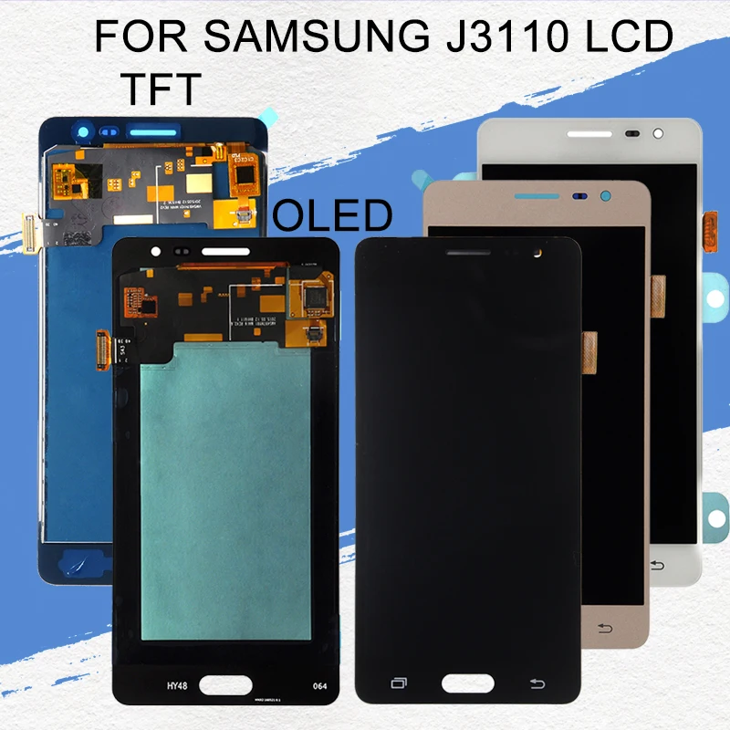 

Dinamico Adjustable J3110 Display For Samsung Galaxy J3 Pro Lcd With Touch Screen Digitizer Assembly Free Shipping With Tools