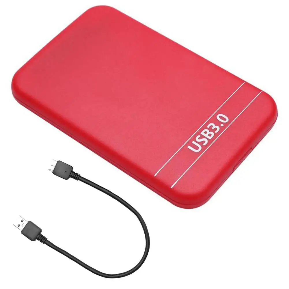 Red 2.5 Inch Hard Disk Case Hard Drive Case USB3.0 to SATA3.0 HDD External Enclosure Box for Windows for Mac OS - Цвет: Red
