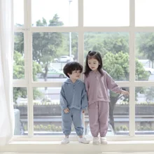 Детская одежда осень и зима Повседневное из кофти и штанов детский сад мягкая и удобная спортивная i-образный брюки