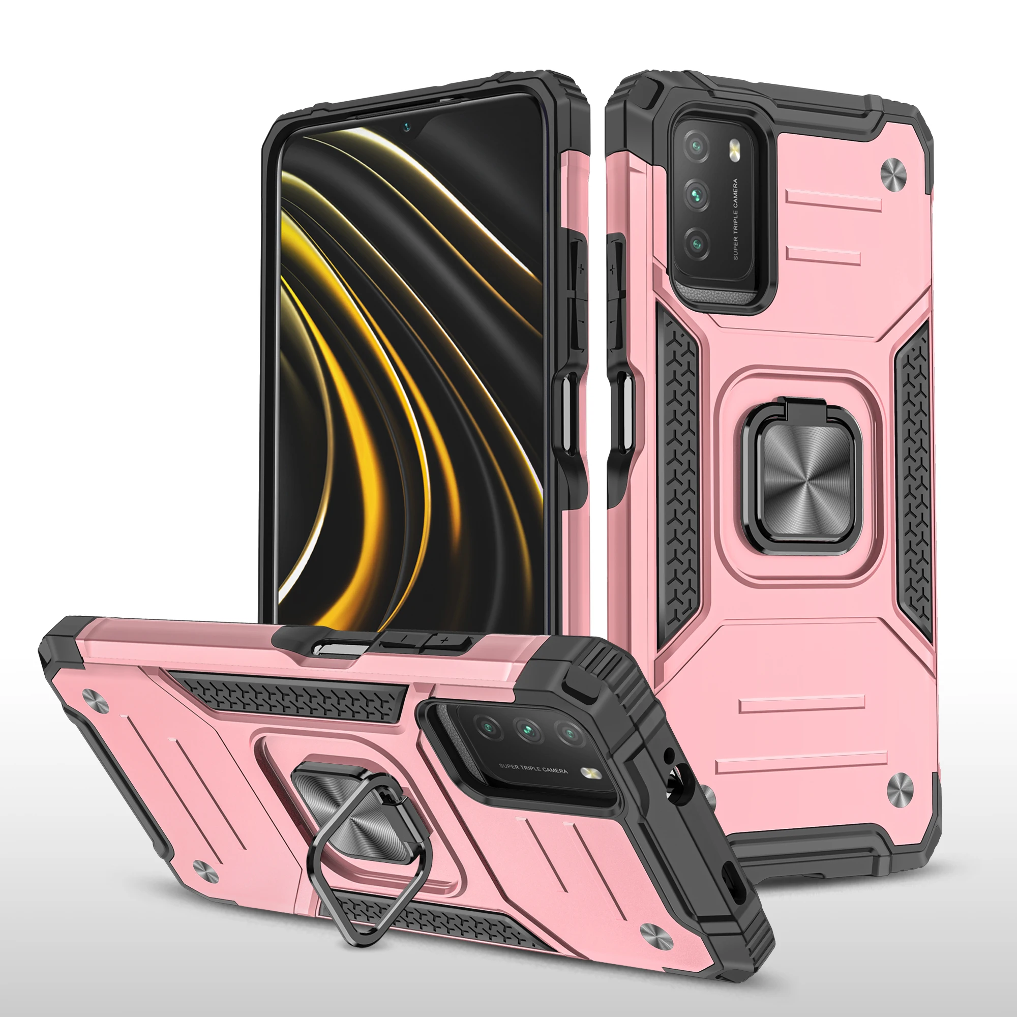 Роскошный чехол для телефона Xiaomi Poco F2 X3 M3 F3 Pro 5G Nfc противоударный металлический
