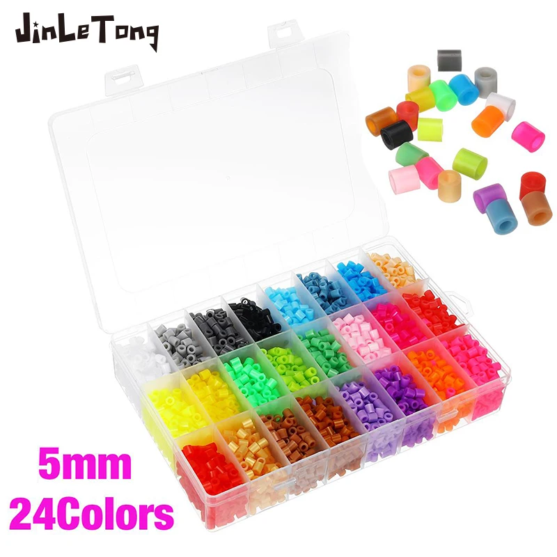 JINLETONG 4000 шт. 5 мм Hama бусины для детей железные плавкие Diy Пазлы высококачественный