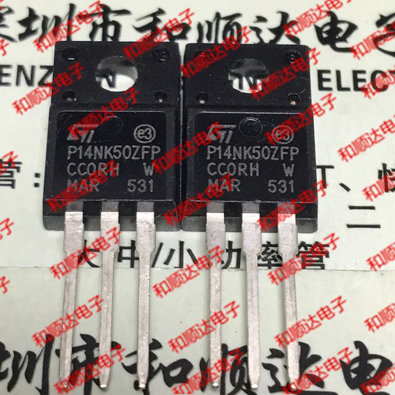 /5 шт/STP14NK50ZFP P14NK50ZFP TO-220F
