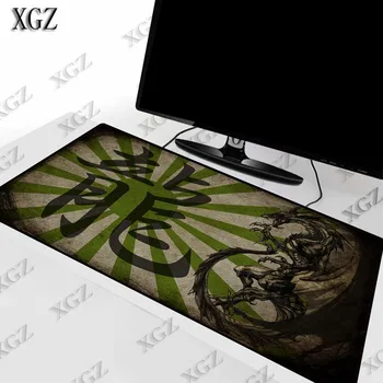 

XGZ Cool Dragons Animal Speed Locking Edge Large Natural Rubber Mouse Pad Waterproof Game Desk Mousepad Mat for CSGO Dota LOL XL