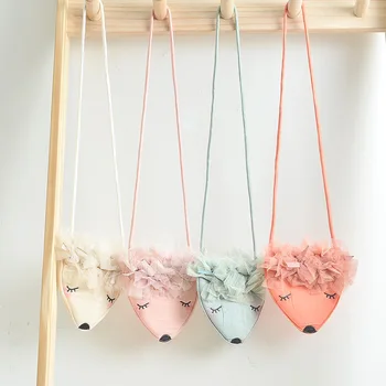 

Cute Baby Mini Bag 2020 Cartoon Fox Little Girl Small Coin Wallet Pouch Purses Kawaii Toddler Money Change Party Purse Gift