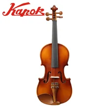 Капок скрипка V382, скрипка из массива дерева ручной работы, блеск высококачественной скрипки, скрипка ручной работы, чехол с скрипой, бант канифоль