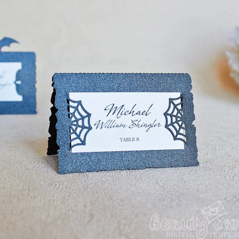 Счастливый Хэллоуин металлические Вырубные штампы паук сетка место карты